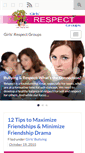 Mobile Screenshot of girlsrespectgroups.com