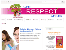 Tablet Screenshot of girlsrespectgroups.com